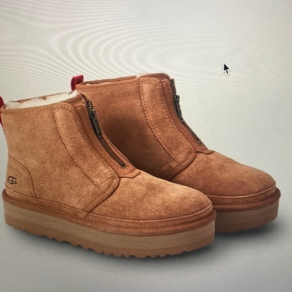 UGG | Shoes | Ugg Neumel Platform Zip Boots Size 8 No Box | Poshmark